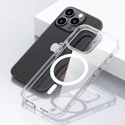 Strong Magnetic Magsafe Case for Iphone 16 15 14 13 12 11 Pro XS Max X XR SE 2 3 8 plus Mini Hybrid Hard Cover Silicone Shell