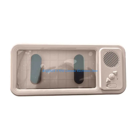 IPX4 Waterproof Bathroom Speaker Wireless Bluetooth-Compatible 5.0 Connection Phone Holder for Continuous Playtimes