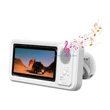 IPX4 Waterproof Bathroom Speaker Wireless Bluetooth-Compatible 5.0 Connection Phone Holder for Continuous Playtimes